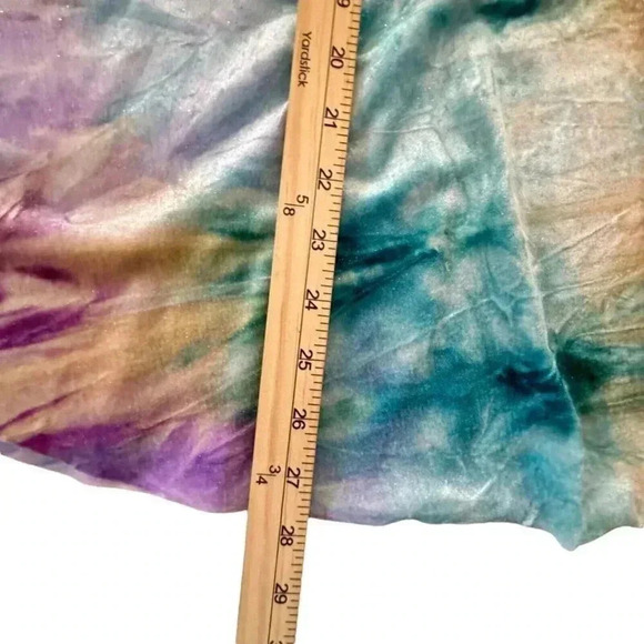 Wild Rich Kids Twirl Dress Girls Size 11/12 crushed velvet tie dye blank tag - Picture 7 of 9